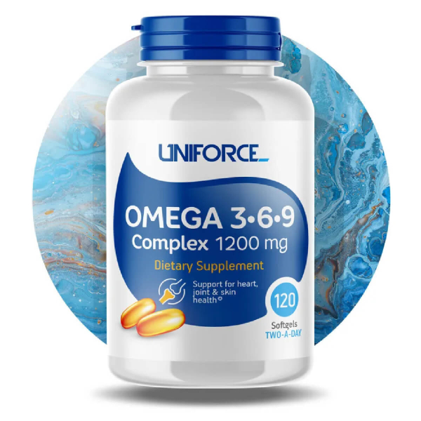 Купить Омега 3-6-9, 1200 мг, 120 капсул, UNIFORCE