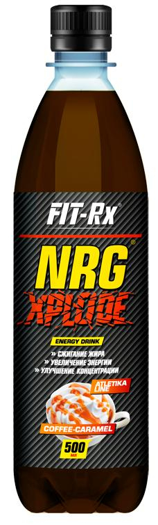 NRG Xplode, вкус кофе-карамель, 500 мл,  Fit-Rx