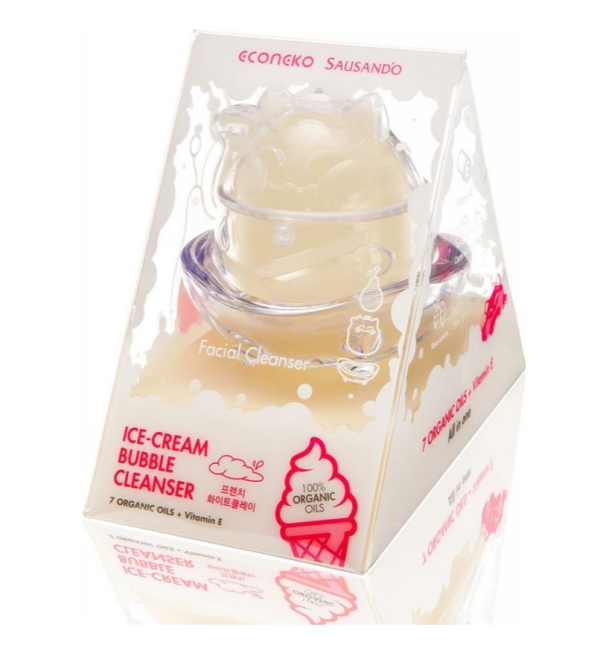 Очищающее средство Ice-cream Bubble «Овсяная крупа», 1 капсула, ECONEKO