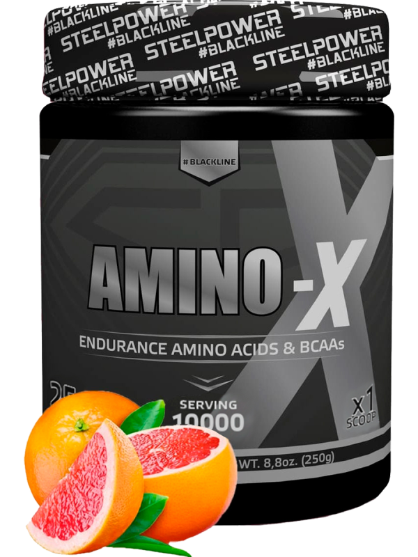 Аминокислотный комплекс AMINO-X, вкус &amp;amp;quot;Грейпфрут&amp;amp;quot;, 250 г, STEELPOWER цена 1183 ₽