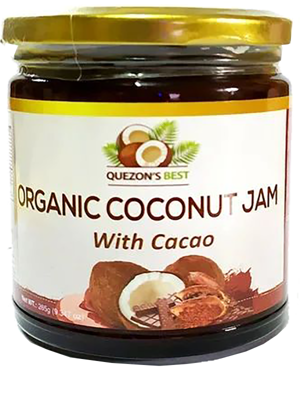 Органический кокосовый джем с шоколадом, 265 г, QUEZON'S BEST