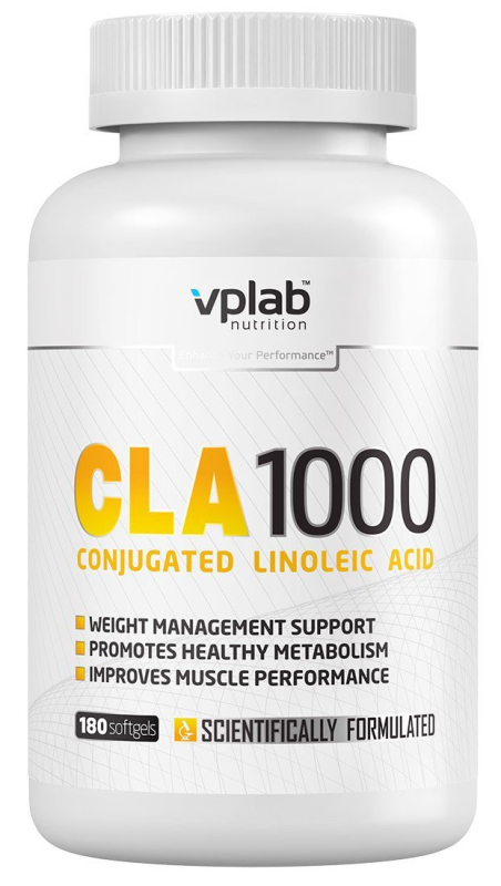 Конъюгированная линолевая кислота CLA 1000, 180 таб., VPLAB