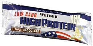 Протеиновый батончик 40% Low Carb High Protein, вкус «Шоколад», 50 гр, Weider