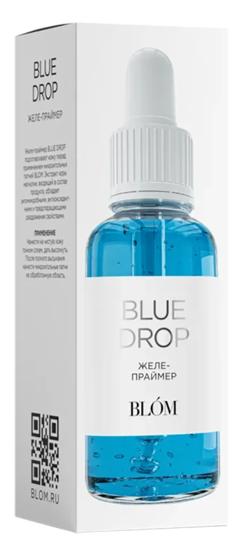 Желе-праймер для лица Blue Drop 30мл, Blom цена 990 ₽