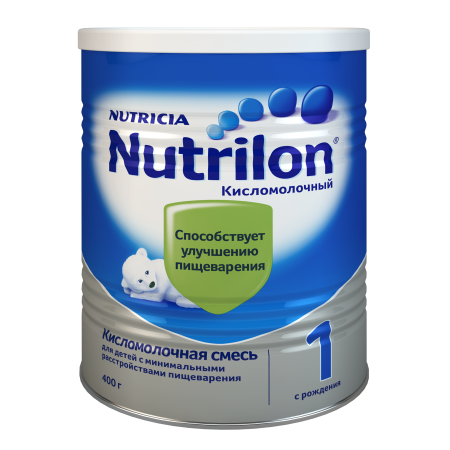 Специализированная кисломолочная смесь Nutrilon Кисломолочный 1, 400 гр, Nutrilon