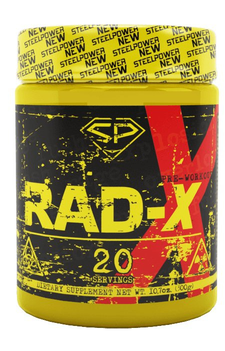 Предтренировочный комплекс RAD-X, вкус &quot;Экстази&quot;, 300 гр, STEELPOWER