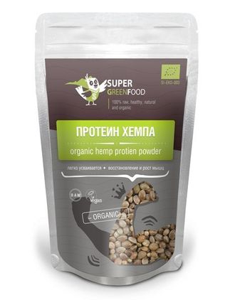 Протеин хемпа (конопляный протеин), 150 гр, Super Green Food