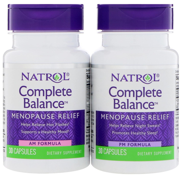 Купить Complete Balance for menopause, AP/PM, 60 капсул, Natrol