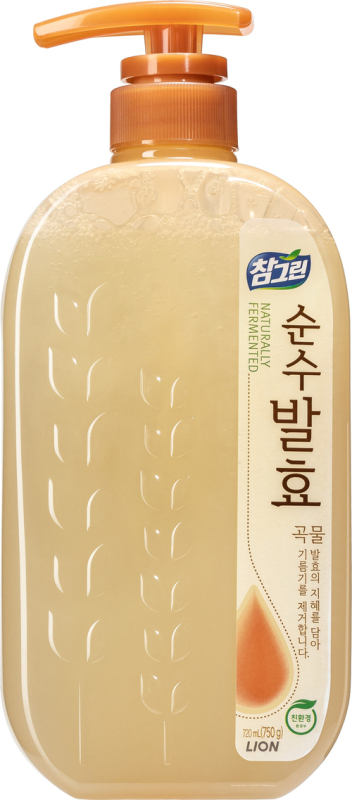 Антибактериальное средство для мытья посуды Chamgreen Pure Fermentation «5 злаков», 720 мл, CJ Lion