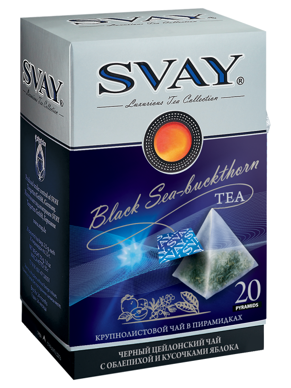 Чай Black Sea-buckthorn, 20*2,5 г, Svay