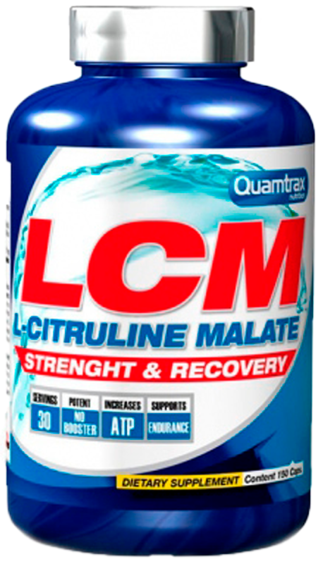 Аминокислоты LCM L- Citrulline Malate, 150 капсул, Quamtrax