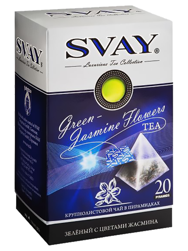 Чай Jasmine Flowers, 20 * 2,0 г, Svay