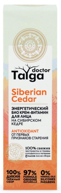 Энергетический крем - витамин для лица Doctor Taiga &quot;От первых признаков старения&quot;, 40 мл, Natura Siberica