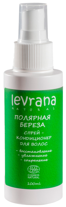 Спрей-кондиционер для волос «Полярная берёза», тревел-версия, 100 мл, Levrana