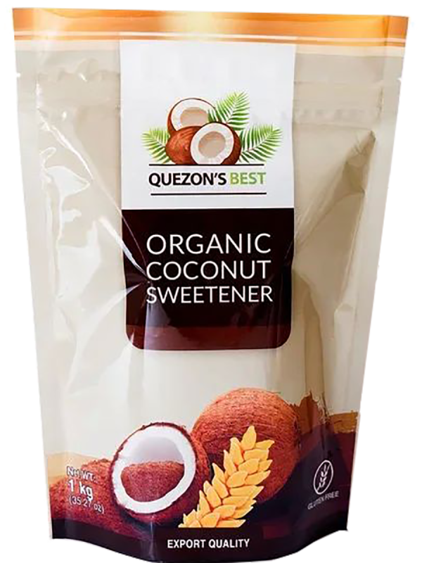 Органический кокосовый сахар, 1000 г, QUEZON'S BEST