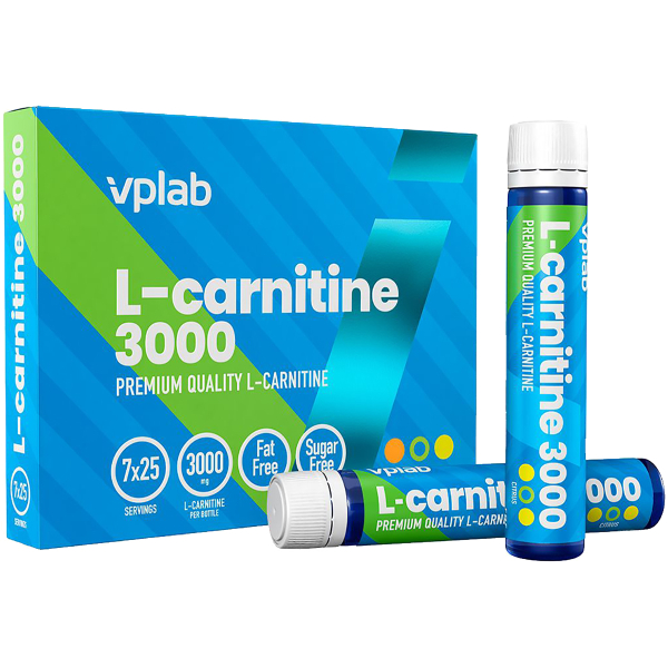 Купить L-Carnitine 3000, цитрус, 7*25 мл, VPLab