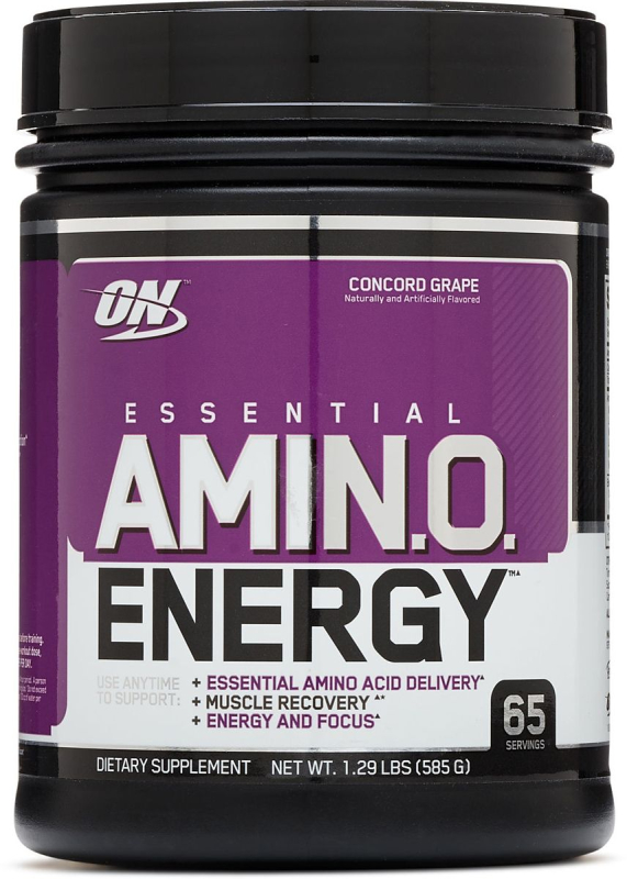 Аминокислотный комплекс, Essential Amino Energy, вкус «Виноград», 585 гр, OPTIMUM NUTRITION
