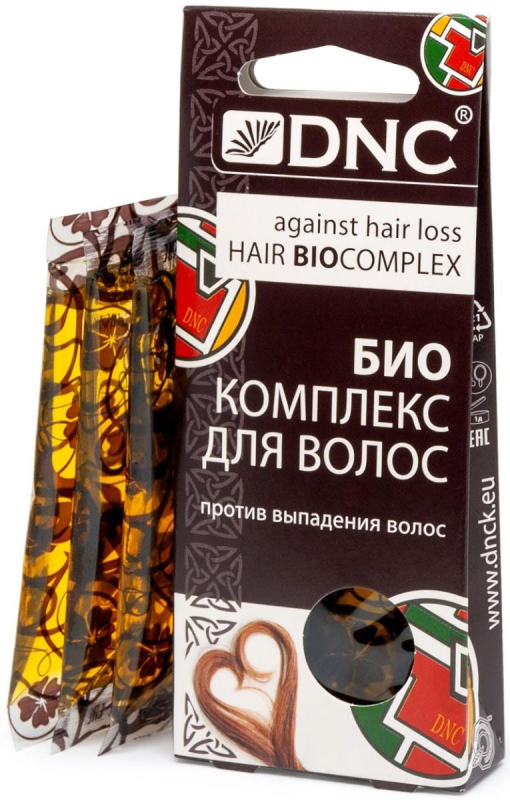 Купить Биокомплекс против выпадения волос, 3 саше по 15 мл, DNC