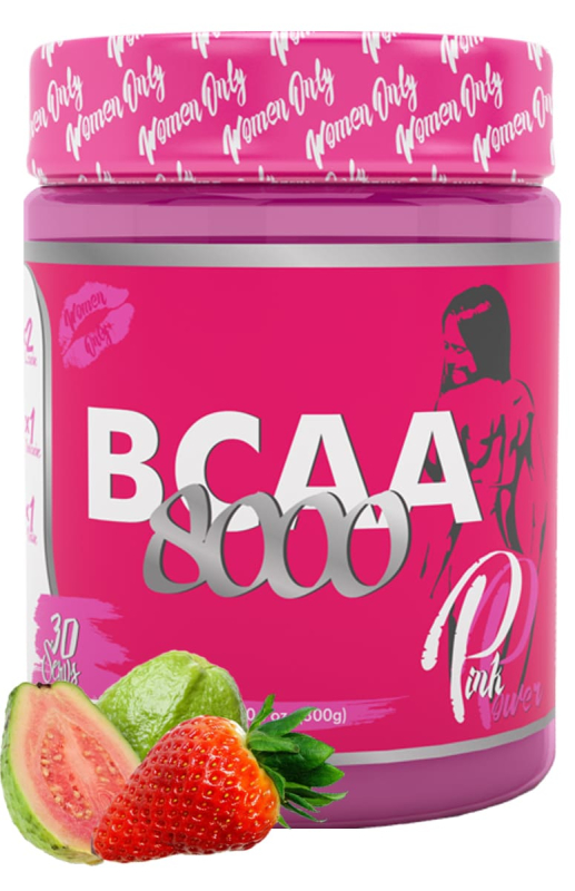 BCAA 8000, Фруктовый пунш, 300 гр, Pink Power