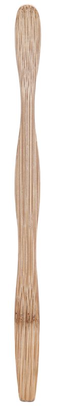 Зубная щетка из бамбука, белая, средней жесткости, HUMBLE - фото 2