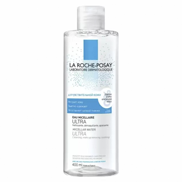 Мицелярная вода Ultra Sensitive для чувствительной кожи лица и глаз, 400 мл, LA ROCHE POSAY