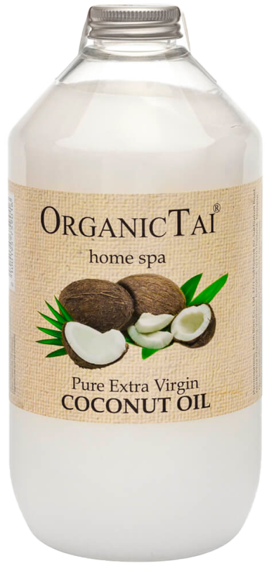 Чистое кокосовое масло холодного отжима, 1000 мл, OrganicTai