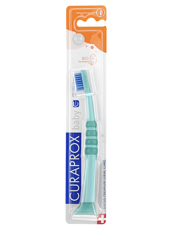 Купить Зубная щетка детская CK 4260 Baby с гуммированной ручкой 0-4 лет, Curaprox