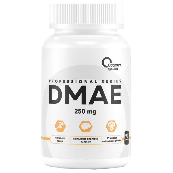 DMAE, 250 мг, 90 капсул, Optimum System