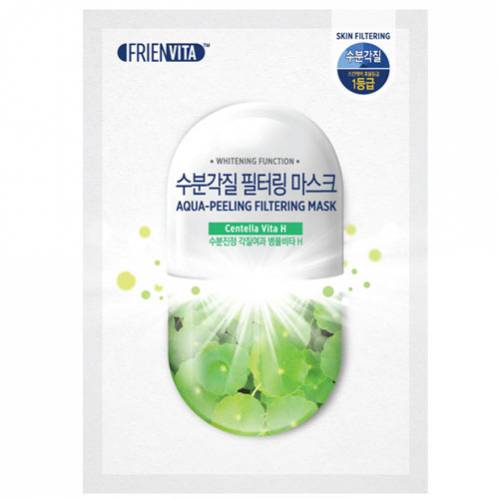 Отшелушивающая маска-фильтр Aqua-Peeling с витамином H и центеллой, 25 гр, FRIENVITA