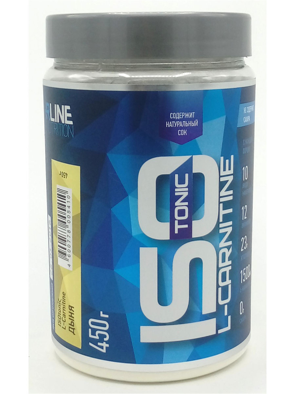 Изотоник ISO + L-сarnitine, вкус «Дыня», 450 гр, RLine