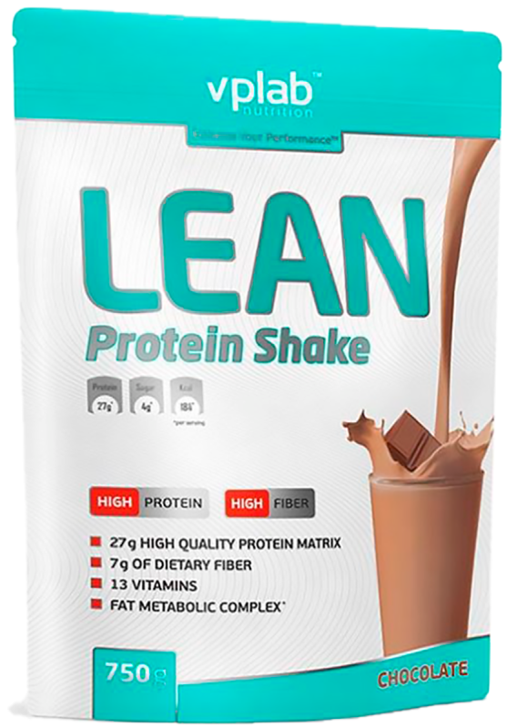 Сывороточный протеин Lean Protein Shake, вкус «Шоколад», 750 гр, VPLab