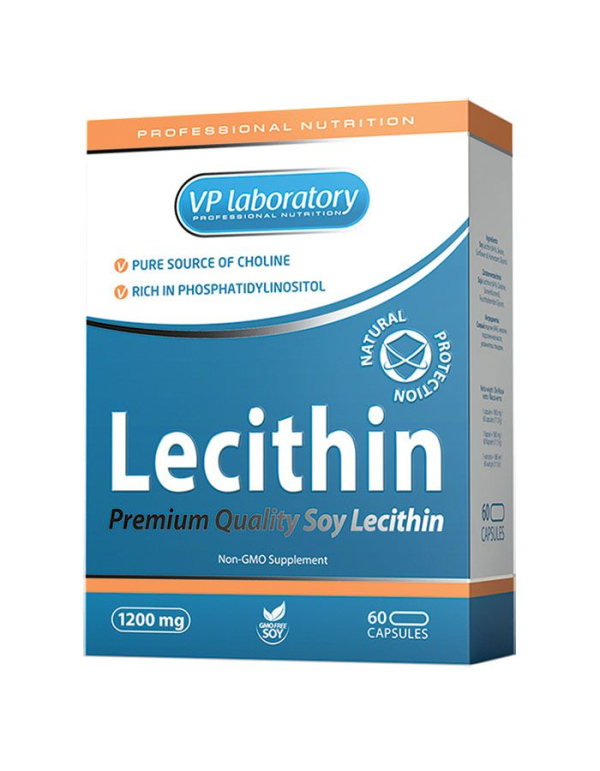 Лецитин VP Laboratory &quot;Lecithin&quot; , 60 капсул, VPLab