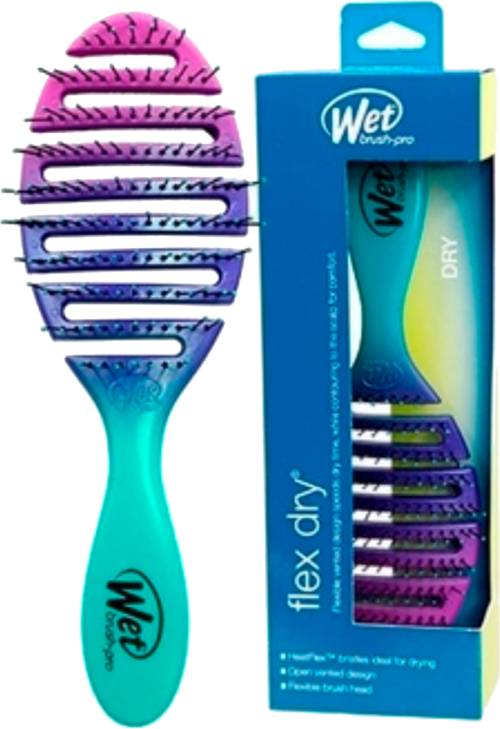 Купить Щетка для быстрой сушки волос с мягкой ручкой, Wet Brush