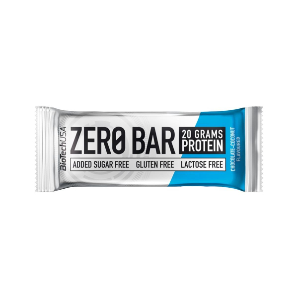 Протеиновый батончик Zero Bar, «Шоколад и кокос», 50 гр, BioTech Usa