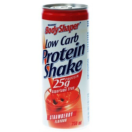 Протеиновый коктейль Low Carb Protein Shake, вкус «Клубника», 250 мл, Weider