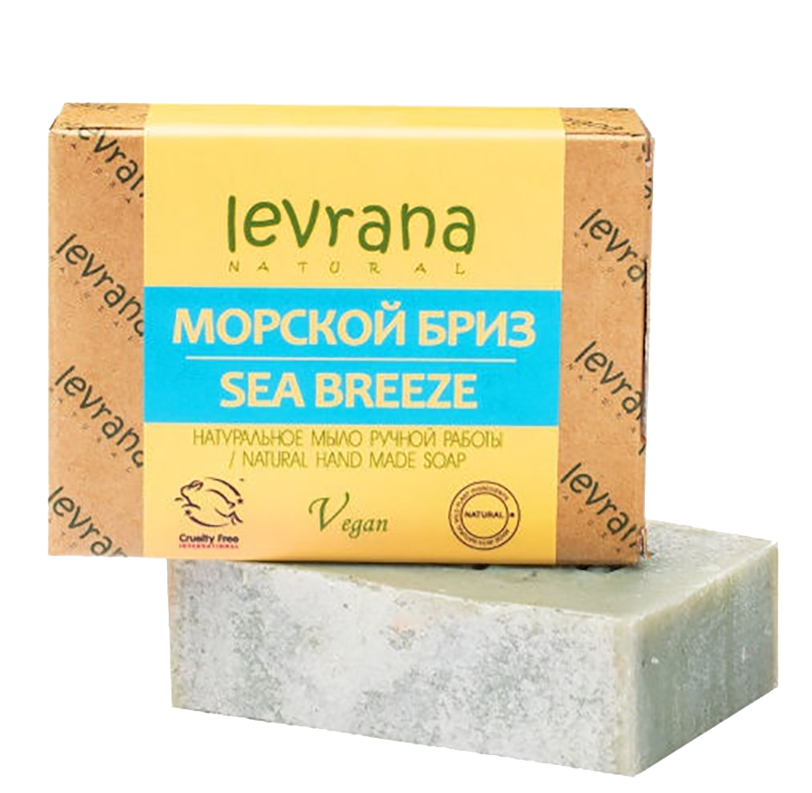 Натуральное мыло ручной работы Морской бриз, 100 гр, Levrana