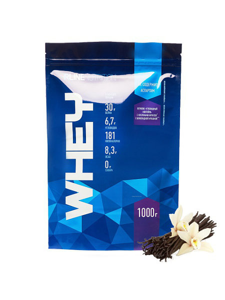 Протеин Whey, вкус «Ваниль», 1 кг, RLine