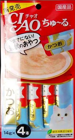 Лакомство для кошек японский тунец-бонито, 56 гр,  Japan Premium Pet
