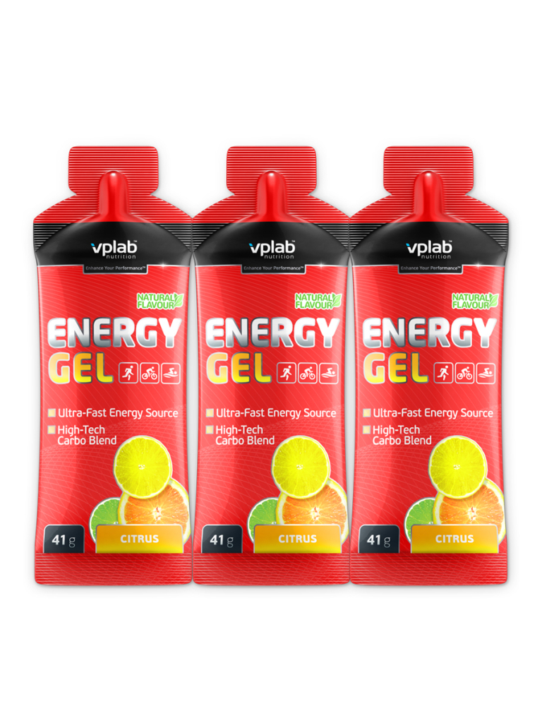 Energy Gel, Цитрус, 3 шт, VPLab Nutrition