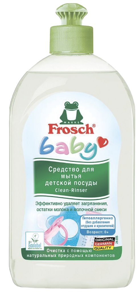 Средство для мытья детской посуды, 0.5 л, Frosch