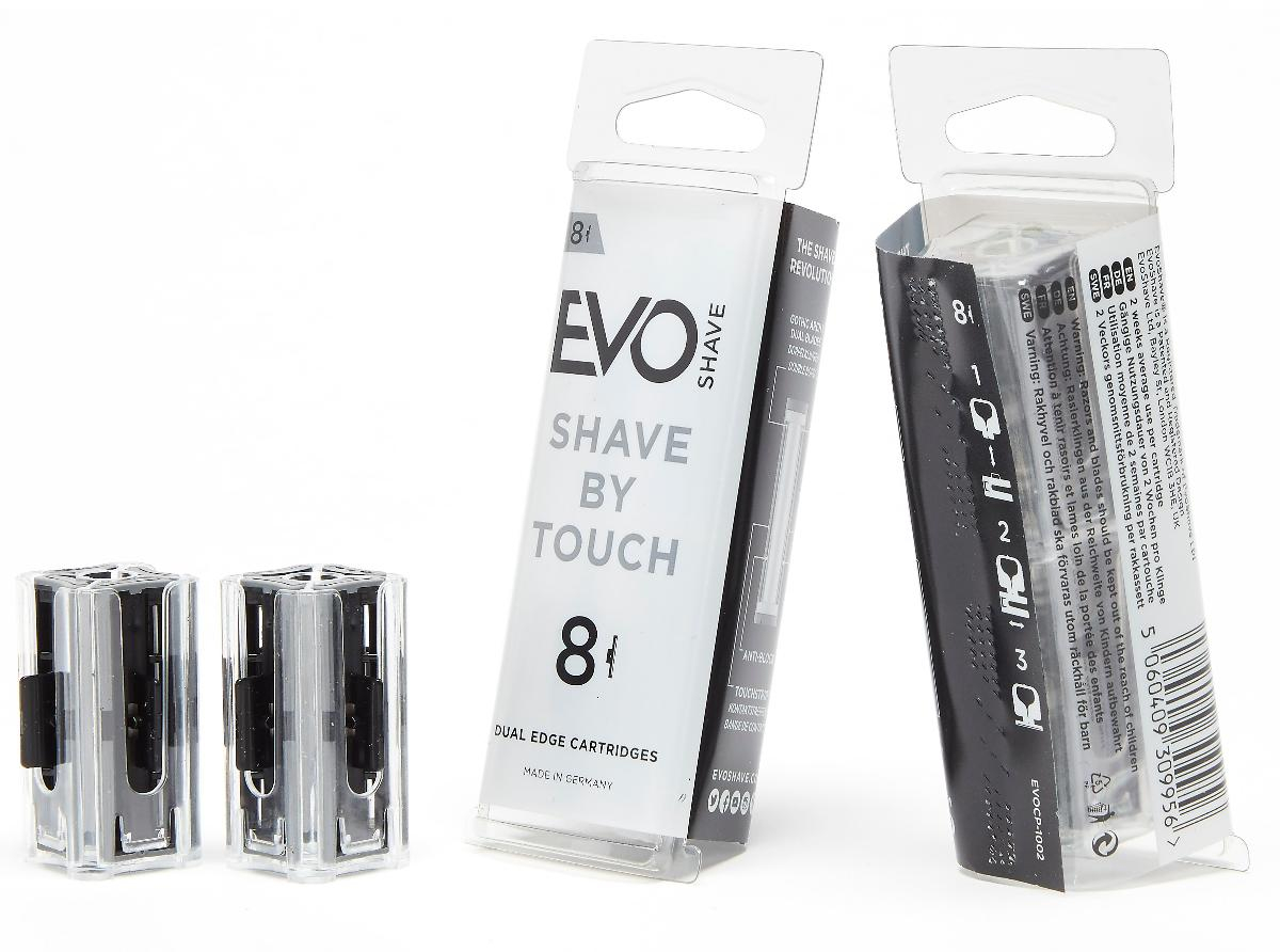 Сменные кассеты для бритья, 8 шт, EvoShave