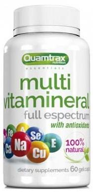 Витаминно-минеральный комплекс Multi Vitamineral, 60 капсул, Quamtrax