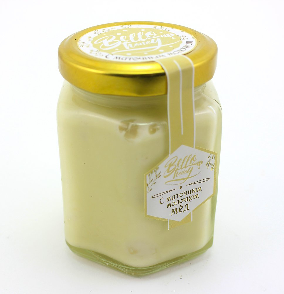 Крем-мёд с маточным молочком, 200 мл, BelloHoney