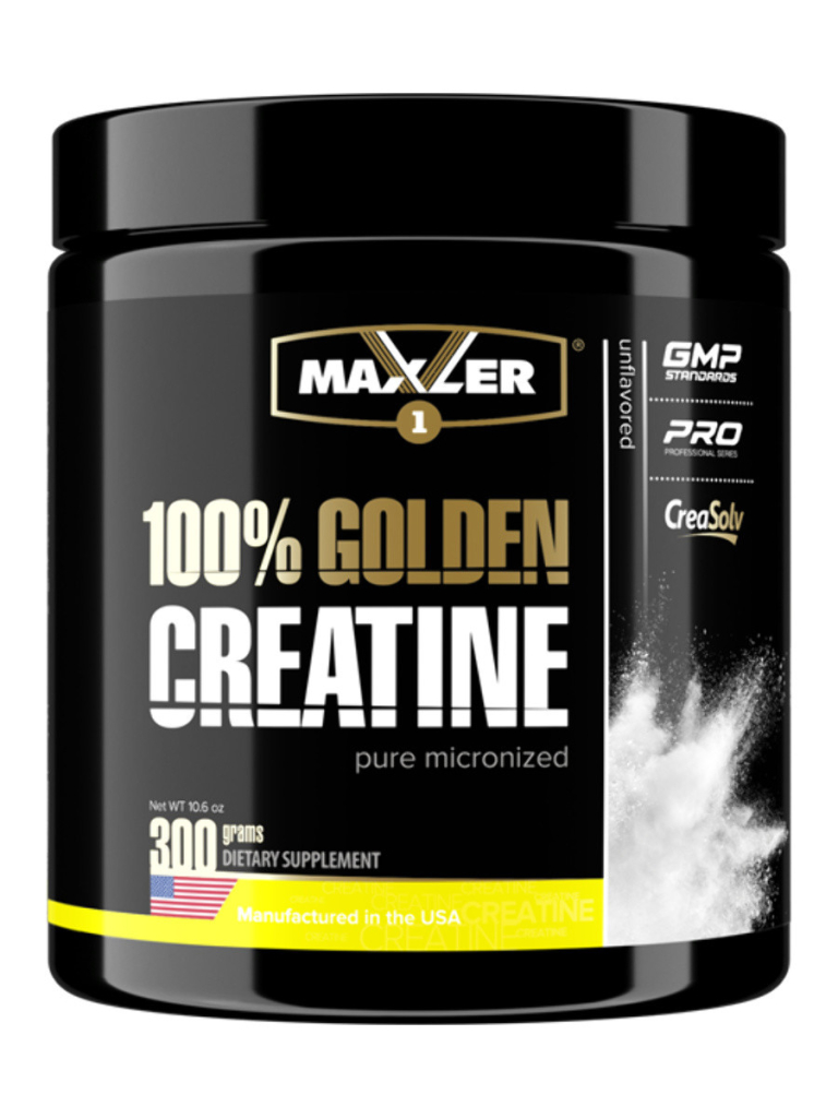 Креатин 100% Golden Micronized Creatine, 300 гр, MAXLER