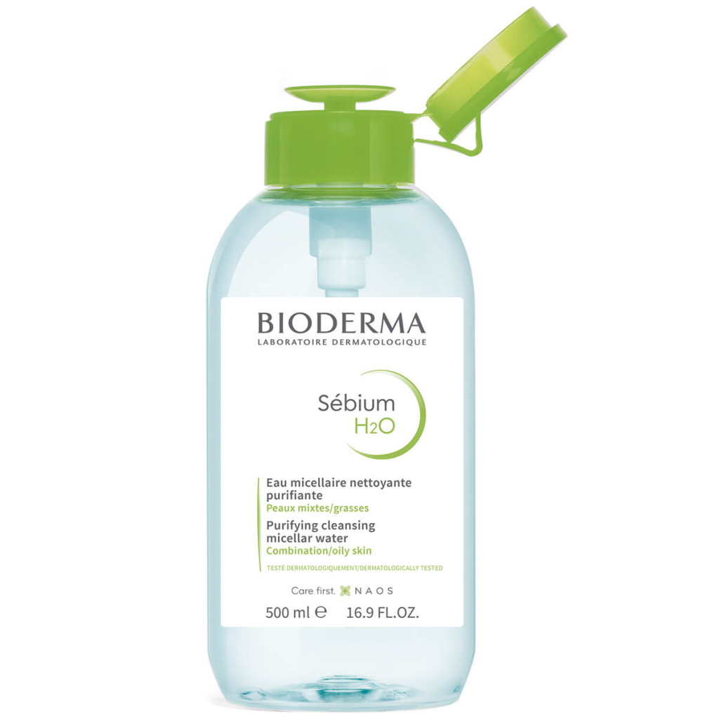 Sébium Мицеллярная вода для жирной и проблемной кожи с дозатором, 500 мл, Bioderma