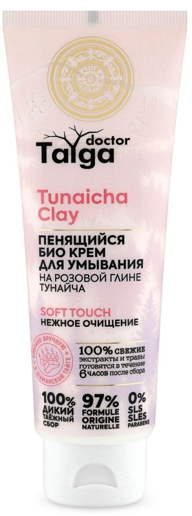 Крем для умывания Doctor Taiga &quot;Нежное очищение&quot;, пенящийся, 100 мл, Natura Siberica