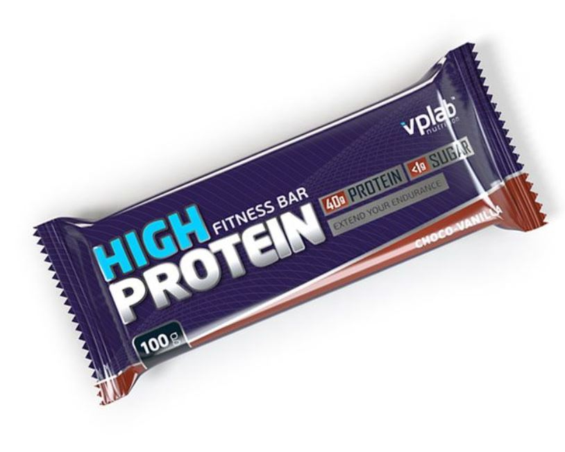 Протеиновый батончик 40% High Protein, вкус «Шоколад-ваниль», 100 гр, VPLab