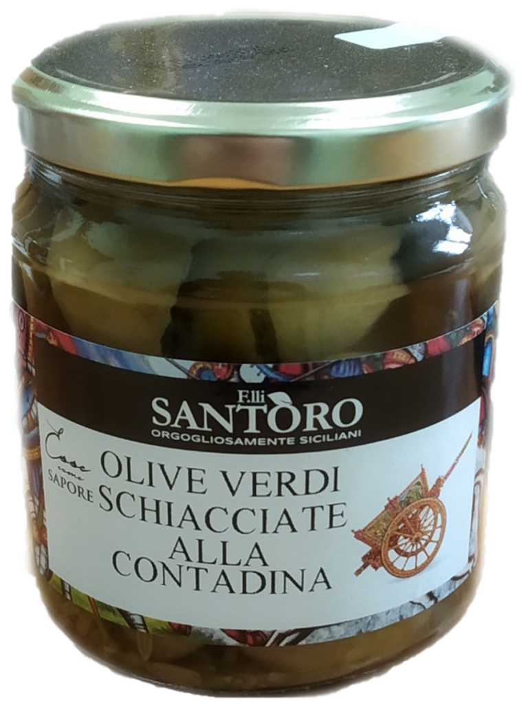 Фермерские оливки, 280 гр, SANTORO