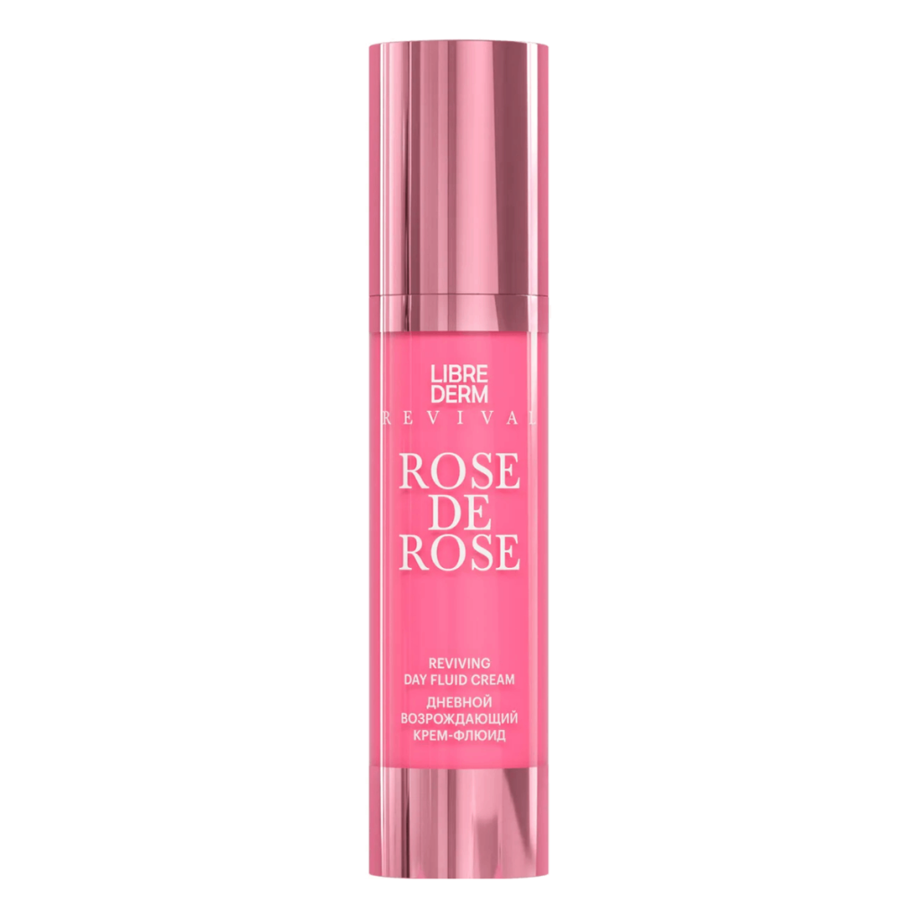 Возрождающий дневной крем-флюид Rose de Rose, 50 мл, Librederm
