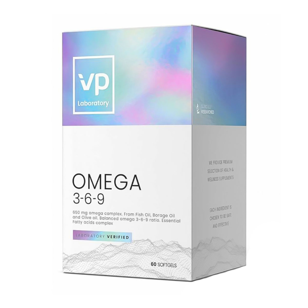 VP Laboratory Omega 3-6-9 , 60 капсул, VPLab